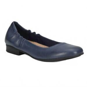 NEW THE WALKING CRADLE CO. women's tess comfort ballet flats in navy mestico